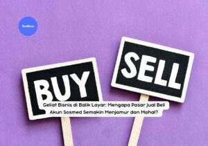 Bisnis jual beli akun sosmed